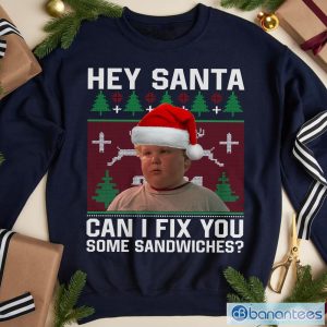 Hey Santa Can I Fix You Some Sandwiches Movie Quotes T-shirt Product Photo 1