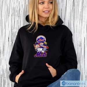 Mlb New York Mets Snoopy Charlie Brown Shirt - Unisex Hoodie
