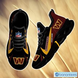 Washington Commanders Style For Fans Custom Name Max Soul Sneakers New Gift Men And Women Clunky Shoes - Washington Commanders Chunky Shoes_4