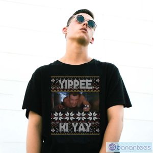 Yippee Ki Yay Movie T-shirt, John McClane Ugly Christmas - G500 Gildan T-Shirt