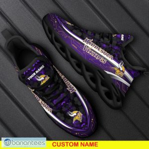 Personalized Minnesota Vikings Football Team Team Running Sneakers For Fans Gift New Max Soul Shoes - Minnesota Vikings Football Team Max Soul Shoes Custom Your Name_1