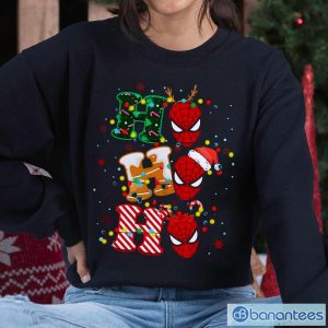 Santa Ho Ho Ho Christmas Lights Sweatshirt, Superhero Christmas Shirt Xmas Unisex Gift Product Photo 1