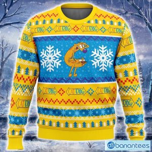 Christmas CatDog Nickelodeon Ugly Christmas 3D Sweater Gift For Men And  Women - Banantees