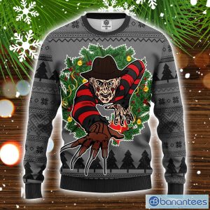 Freddy Krueger Halloween Ugly Christmas Sweater Amazing Gift Cute Christmas Gift Product Photo 1