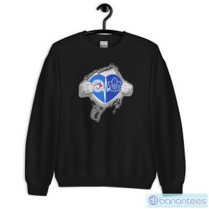 A4NpjApo blood inside me toronto blue jays and toronto maple leafs its in my heart shirt 2 300x300 image Blood Inside Me Toronto Blue Jays And Toronto Maple Leafs It’s In My Heart Shirt - Unisex Crewneck Sweatshirt