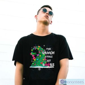 The Grinch Stole May Boobs Shirt - G500 Gildan T-Shirt