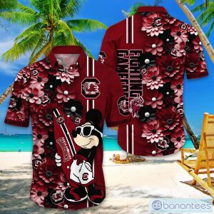 South Carolina Gamecocks Hawaiian Shirt Mickey Love Surfing Trending Summer Gift Product Photo 1