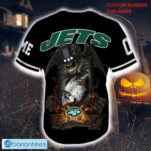 Custom Number And Name New York Giants Skull Halloween Baseball Jersey  Unisex - Banantees