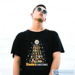 Pittsburgh Steelers Christmas Steelers Tree Shirt - G500 Gildan T-Shirt