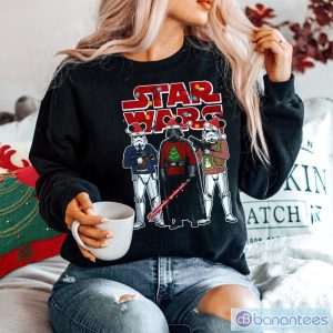 Stormtrooper Santa Hat Mouse Ears Christmas Sweatshirt Product Photo 1