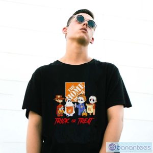 Horror characters chibi home depot trick or treat halloween t-shirt - G500 Gildan T-Shirt