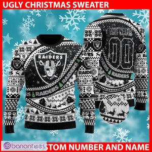 Las Vegas Raiders Basic Ugly Christmas Sweater For Fans - Banantees