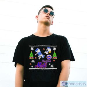 Official New York Mets Snoopy For Christmas Shirt - G500 Gildan T-Shirt