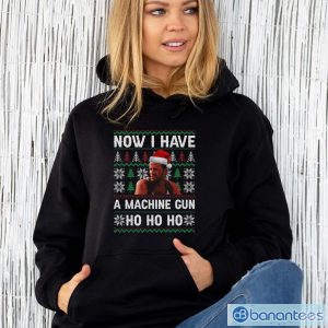 Now i have a machine gun christmas on sale jumper