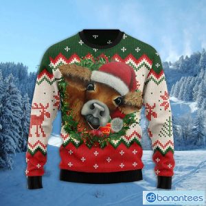 Cow Xmas Ugly Christmas Sweater Gift For Holiday Product Photo 2