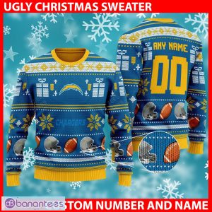 Los Angeles Rams Christmas Cool Reindeer 3D Ugly Christmas Sweater For Fans  - Banantees