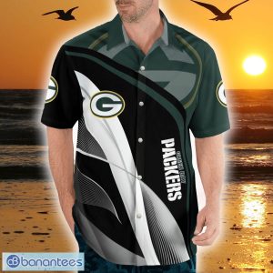 Green Bay Packers Paradise 3D Hawaiian Shirt Best For Fans Beach Gift For Men And Women - Green Bay Packers Primary Logo 3D Print Button Shirt_6