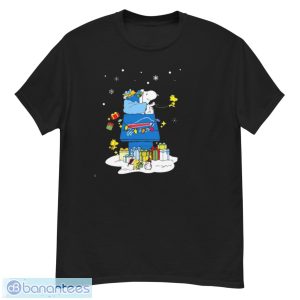 Buffalo Bills Santa Snoopy Wish You A Merry Christmas Shirt - G500 Men’s Classic T-Shirt