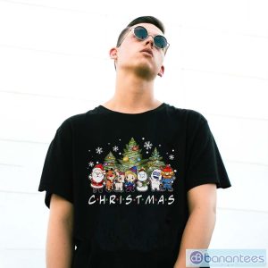 J9BtjZob christmas family friends santa rudolph snowman pajamas shirt 2 300x300 image Christmas Family Friends Santa Rudolph Snowman Pajamas Shirt - G500 Gildan T-Shirt