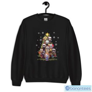 Horror Characters Christmas T-Shirt - Unisex Crewneck Sweatshirt