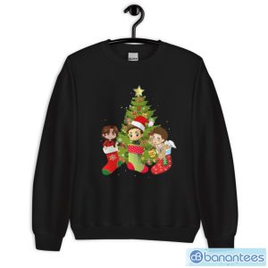 K0AKKHh9 merry christmas tree supernatural characters chibi t shirt 2 1 300x300 image Merry Christmas Tree Supernatural Characters Chibi T-Shirt - Unisex Crewneck Sweatshirt