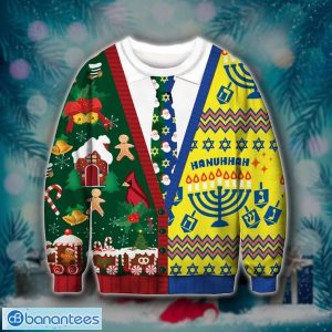 Hanukkah 3D Ugly Christmas Sweater Christmas Gift Product Photo 1
