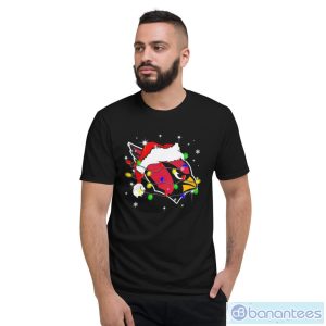 Arizona Cardinals Santa Hat Christmas Shirt - Short Sleeve T-Shirt