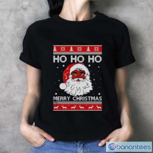 Santa Claus Ho Ho Ho Merry Christmas shirt2 - Ladies T-Shirt