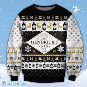 Hendrick's Gin 3D Ugly Christmas Sweater Christmas Gift Product Photo 1