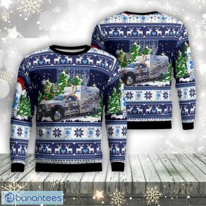 Hughes County Emergency Medical Service Christmas AOP Ugly Sweater Christmas Season Gift Product Photo 1