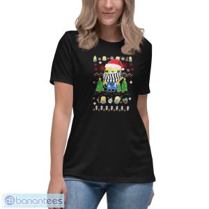 NgdBfUJy cute minions santa hat ugly christmas shirt 4 300x300 image Cute Minions Santa Hat Ugly Christmas Shirt - Women's Relaxed Short Sleeve Jersey Tee