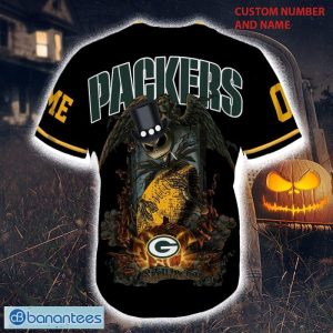 Custom Number And Name Los Angeles Rams Skull Halloween Baseball Jersey  Unisex - Banantees