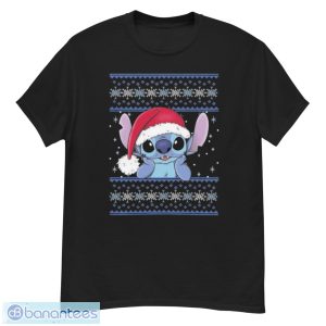 Disney Lilo & Stitch Christmas Stitch Ugly Sweater Style Sweatshirt - G500 Men’s Classic T-Shirt
