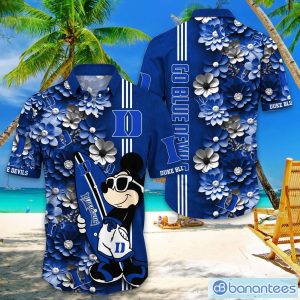 Duke Blue Devils Hawaiian Shirt Mickey Love Surfing Trending Summer Gift Product Photo 1