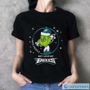 OY2noK5f official i hate people but i love my philadelphia eagles grinch christmas t shirt 3 300x300 image Official I Hate People But I Love My Philadelphia Eagles Grinch Christmas T-Shirt - Ladies T-Shirt
