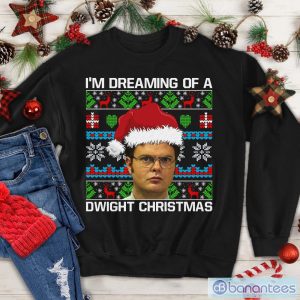 I'm Dreaming Of A Dwight Christmas Shirt, Dwight Schrute Office Sweatshirt Product Photo 1