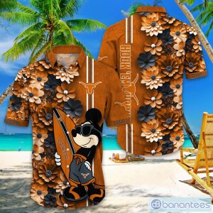 Texas Longhorns Hawaiian Shirt Mickey Love Surfing Trending Summer Gift Product Photo 1