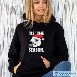 Dallas Cowboys Santa Hat Christmas Tis The Season T-Shirt - Unisex Hoodie