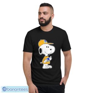 Snoopy Golden State Warriors NBA Double Middle Fingers Fuck You Shirt - Short Sleeve T-Shirt