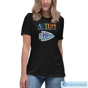 RQjKlKKd kansas city chiefs autism awareness knowledge power t shirt 4 1 300x300 image Kansas City Chiefs Autism Awareness Knowledge Power T-Shirt - Women's Relaxed Short Sleeve Jersey Tee