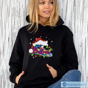 Santa Hat Philadelphia Phillies Light Christmas Shirt - Unisex Hoodie