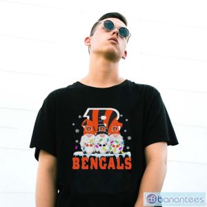Cincinnati Bengals Football Gnomes Christmas 2023 Shirt - G500 Gildan T-Shirt