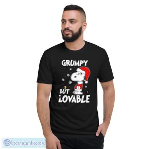 Snoopy Santa Grumpy But Lovable Christmas shirt - Short Sleeve T-Shirt