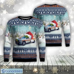 Gainesville, Texas, Cooke County Ems Aop Ugly Sweater Family Gift Product Photo 1