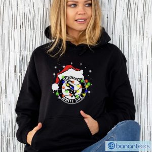 Santa Hat Texas Chicago White Sox Christmas Shirt - Unisex Hoodie