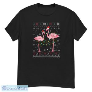 Funny Flamingos With Santa Hats Vintage T-Shirt - G500 Men’s Classic T-Shirt