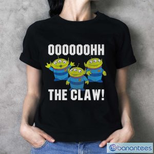 Toy Story Alien The Claw Distressed T Shirt Christmas Gift - Ladies T-Shirt