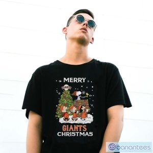 San Francisco Giants Snoopy Family Christmas Shirt - G500 Gildan T-Shirt