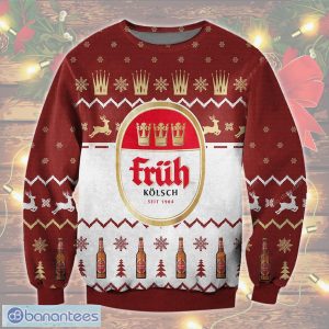 FrÃ¼h KÃ¶lsch 3D Ugly Christmas Sweater Christmas Gift Product Photo 1
