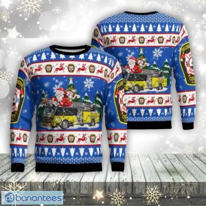 Florida, Hillsborough County Fire Department Christmas Ugly Sweater 3d Xmas Gifty Gift Product Photo 1